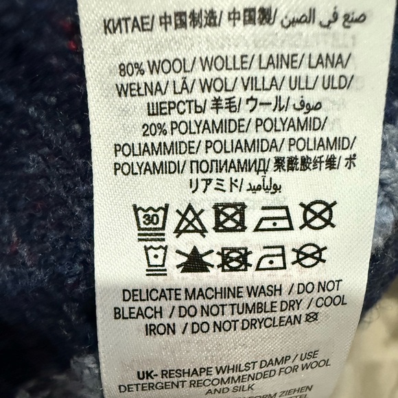 Mini Boden navy kids chunky half zip sweater, size 2-3 NWOT - Picture 5 of 5